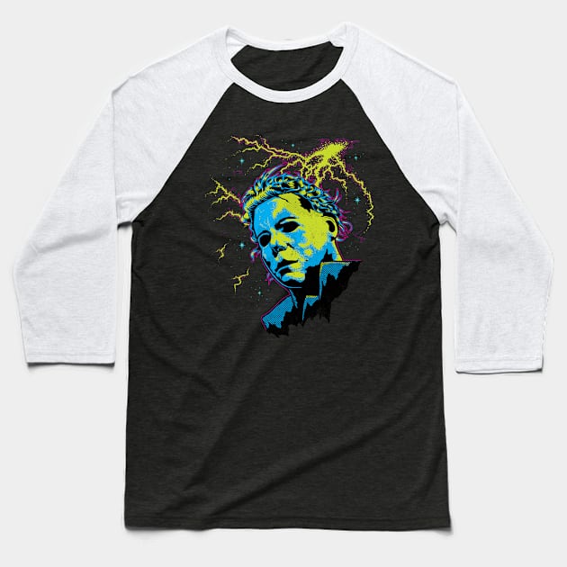 MICHAEL MYERS Baseball T-Shirt by THE HORROR SHOP